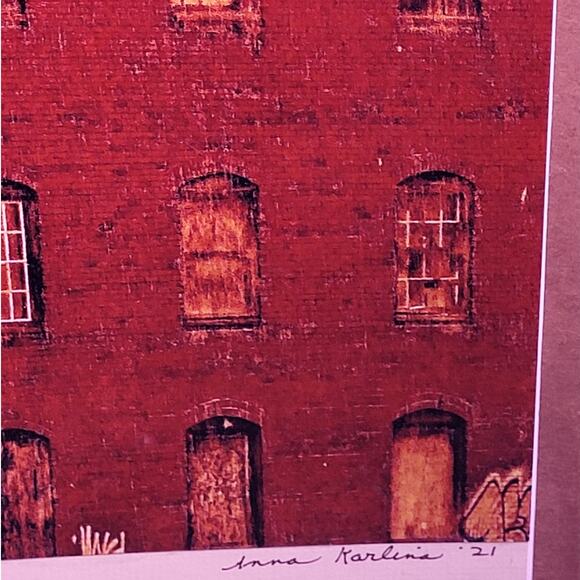 Anna Karlina Signed Photography Portland Co Maine 2021 Historic Street Art 9x12 - Picture 6 of 9